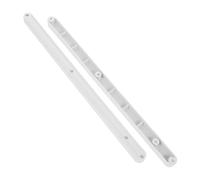 UKCOCO 2 piezas Rieles Deslizantes de Cajón de Plástico Blanco Juego para Armarios Cajoneras y Muebles Correderas Silenciosas y Guías para Uso Multifuncional