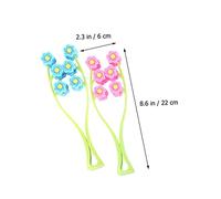 UKCOCO 2 piezas Rodillo Masajeador Facial Rosa y Azul Herramienta Manual para Cuidado Circulación y Masaje Linfático Diseño Ergonómico para Cara y Cuello