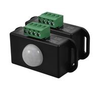 UKCOCO 2 piezas Sensor de Movimiento Luz LED Controlador Temporizador para Gabinete y Escaleras Negro