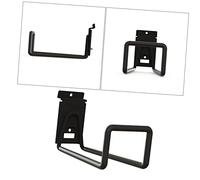 UKCOCO 2 piezas Soporte de Pared para Bicicletas Ganchos Colgadores de Bicicleta de Resistente Almacenamiento Vertical para Garaje o Casa Negro