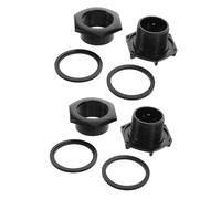 UKCOCO 2 Piezas Tapón de Drenaje Hexagonal para Kayak de Válvula Push-in Resistente para Botes Inflables y Accesorio para Evacuación Rápida de Agua