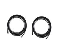 UKCOCO 2 Piezas Tira Protectora de Puerta de Coche Flexible de Protector de Bordes Antiarañazos y Decorativo para Mayoría de Vehículos