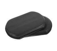 UKCOCO 2 Protectores de Reposapiernas para Silla de Ruedas en Cuero Negro Textura Antideslizante y Soporte Cómodo para Usuarios de Silla de Ruedas