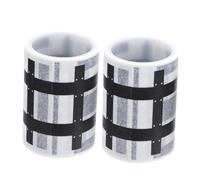 UKCOCO 2 Rollos Cinta Adhesiva de Carretera para Juguetes DIY Pegatinas de Vías Ferroviarias Removibles para Cinta Decorativa para Tren y Carretera