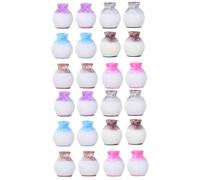 UKCOCO 2 Series Jarrón Pequeño De Resina Simulada Maceta En Miniatura para Casa Botellas Artificiales En Miniatura Florero Pequeño Florero con Capullos Florero Floral En 12 Piezas*2