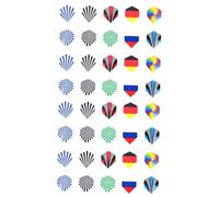 UKCOCO 2 Series Lanzador De Aletas Wing Tails Gigante Adultos Accesorio Grueso 30 Piezas*2