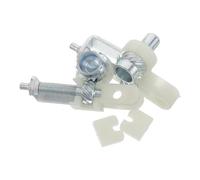 UKCOCO 2 Tornillos de Ajuste Tensor para Motosierra en Metal Plata, Accesorios para Motosierra Función de Tensión Precisa y Prevención de Accidentes, Compatibles Varios Modelos