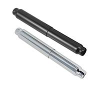 UKCOCO 2 Varillas de Repuesto para Papel Higiénico de Acero Inoxidable Negro Resorte Soporte Flexible para Rollo de Papel Higiénico de Pared Accesorio Baño Silencioso para Reemplazo