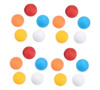 UKCOCO 20 Piezas de Golf de Plástico Huecas para Entrenamiento Interior Accesorios de Práctica Seguros y con Colores Brillantes para Mejorar el Swing