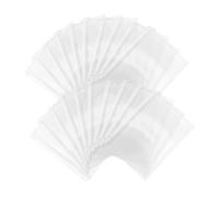 UKCOCO 20 piezas Fundas Transparentes Organizador de de Carpeta para Recetas Fotos y Certificados Material Resistente y Diseño Práctico