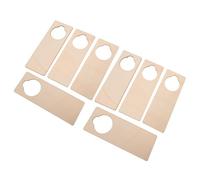 UKCOCO 20 Piezas Letrero Colgante de Madera Artesanal para Puerta Superficie Lisa y Diseño Simple y Elegante, Adecuado para Decoración del Hogar y Ambientes de Hospitalidad