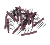 UKCOCO 20 Pinzas de Acero Inoxidable para Pelucas y Extensiones, Diseño Invisible 7 Dientes para Ocasiones Obsequios