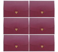 UKCOCO 20 Sobres Pequeños de Papel Especial Acabado Nacarado Púrpura Rosa de 10,5x7 Cm, para Tarjetas de Felicitación y Eventos, Sobres Decorativos Multifunción para Bodas y Festivales