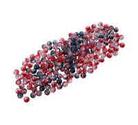 UKCOCO 200 Piezas Crackle Glass Beads Kit Mixed Gradient Loose Spacer Beads For DIY Jewelry Making Bracelets Necklaces Crafts Supplies