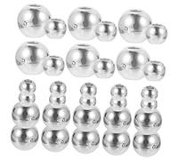 UKCOCO 200 piezas Cuentas Espaciadoras de Cobre Pequeñas para Pulseras y Collares DIY Accesorios Delicados para Manualidades