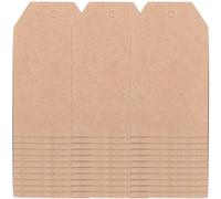 UKCOCO 200 Unidades Etiquetas de Papel Kraft 7x4 Cm en Blanco para Manualidades Diy, Tarjetas Colgantes para Regalos y Decoración, Accesorio Artesanal Resistente y Fácil de Escribir