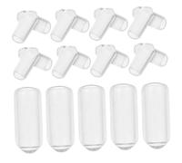 UKCOCO 200piezas Tapas De Goma Transparentes Para Diademas Protectores De Tornillos Ajustables Para Proyectos Diy Cubiertas Tubulares Elásticas Para Manualidades Accesorios Versátiles Par