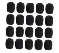 UKCOCO 20piezas Algodón Anti-spray De Fundas Protectoras Para Micrófonos De Solapa De Cubiertas De Esponja Para Micrófonos Para Estudio De Grabación