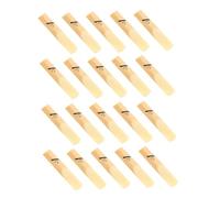 UKCOCO 20piezas Cañas para Clarinete Bemol Cañas de Viento para Saxofón Principiantes Mejora el Rendimiento Musical Clases y Prácticas