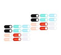 UKCOCO 24 Piezas Cubierta De La Cámara Tableta Cámara Frontal Comprimido Lente Móvil Ordenadores Camera Capuchas De Tapas De Lentes De Cámara Web Plástico Abs Diapositivas Avanzado