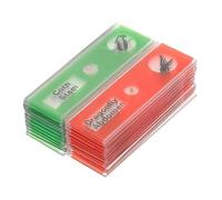UKCOCO 24piezas Cubreobjetos Biológico De Plástico para para Preparaciones De Flores Set De