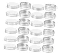 UKCOCO 24piezas Latas De Aluminio para Cuentas Tarro De Aluminio Portable Caja De Lata para Té y Velas