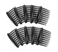 UKCOCO 24piezas Peine Vintage Con Ondas Laterales De Plástico Dientes Rectos y Ondulados Para Peinado De Cabello Trenzado Bodas Velo De Novia