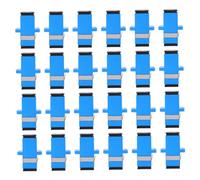 UKCOCO 24piezas Unidades Acoplador Fibra Óptica Conector Simplex Cable Adaptador Óptico Flange Conexión para Transferencia Mutua