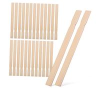 UKCOCO 25 piezas Palitos De Madera Para Pintar Agitadores Lisos Para Manualidades Y Mezclas Uso Reutilizable