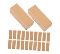 UKCOCO 25piezas Caja de Embalaje de Papel Kraft Hecha Mano para Lápiz Labial Bálsamo Labial Perfume Esencia Aceite para Bricolaje y Almacenamiento