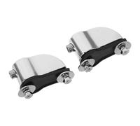 UKCOCO 2piezas Accesorios para Batería Soportes para Tambores Tom de Montaje un Extremo para Caja de Bombo Brazos de Montaje para Batería de Repuesto para Práctica