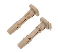 UKCOCO 2piezas Accesorios Para Reposacabezas De Coche Modificados Insertos De Guía De Plástico Guías Para Asientos Delanteros y Traseros Bloqueo Ajustable Material Resistente Para