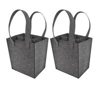 UKCOCO 2piezas Bolsas para Guardar Vino Tinto Unidades Compartimentos para Botellas Decorativas y Portátiles Bolsas Prácticas para Cerveza y Vino para Regalos y Vacaciones