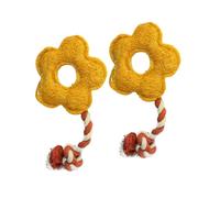 UKCOCO 2piezas Juguetes De Morder para Mascotas Unidades De Lufa Juguete De Entrenamiento para Limpiar Dientes y Masajear Encías