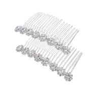 UKCOCO 2piezas Peine De Girasol Peinetas Decorativas De Metal Cabello Accesorio Para Novia Para Peinar Pinzas De Flores Hechas Mano Postizos Vintage Para Mujer y Niña