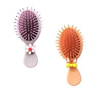 UKCOCO 2piezas Peine Desenredante Infantil Peine Portátil De Masaje Para Viajes y Uso Diario Combina Lindos Flor