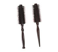 UKCOCO 2piezas Peines Cilíndricos De Cerdas De Jabalí Peine Desenredante Para Cabello Rizado