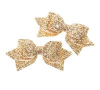 UKCOCO 2piezas Pinzas Para Cabello Con Lentejuelas De Lazos Grandes Brillantes Para Niñas Accesorios Ligeros y Delicados Para Peinados Escolares y Festivales