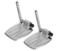 UKCOCO 2piezas Reposapiés Elevables Para Silla De Ruedas Accesorios Reposapiernas Compactos y Ligeros Repuesto Para Pierna Fácil Instalación y Seguridad Mejorada