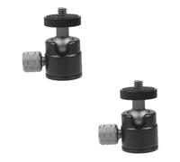 UKCOCO 2piezas Soporte De Cámara Cabezal Esférico De Adaptador De Trípode para Proyector Rotación De Accesorio para Fotografía y Videografía