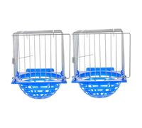 UKCOCO 2piezas Unidades Nido para Pájaros De Hierro y Plástico Resistente Caja De Cría Ligera y Portátil Nido para Periquitos para Jaulas Multifuncional para Incubación y Anidación