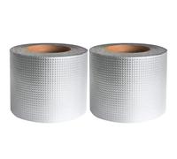 UKCOCO 2rollos Cinta Butílica Super Reparación de Fugas Techo Ventanas Tuberías y Grietas Resistente UV y Multiuso
