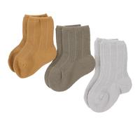 UKCOCO 3 Pares Calcetines Medios para Bebés y Pequeños Cálidos y Transpirables Talla S Meses Protección Suave para Piel Sensible Primavera y Otoño