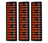 UKCOCO 3 Piezas Ábaco Chino Educativo Columnas con Cuentas Herramienta Portátil para Cálculo Infantil Aprendizaje Aritmético y Práctica Escolar