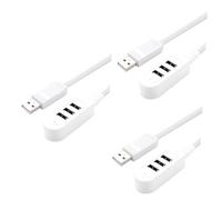 UKCOCO 3 Piezas Concentrador Adaptador USB-c Dongle Cable De Extensión USB 3.0 Mini Cable De Extensión USB Un Concentrador Estación De Carga Rápida Tipo c Miniatura Centro Viajar