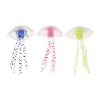 UKCOCO 3 Piezas de decoración Realista de Medusas para Acuario, | Lámpara para acuario con forma de medusa, colores vibrantes para crear un ambiente mágico. Luz nocturna con forma de