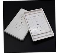 UKCOCO 3 piezas de Enchufes Eléctricos con Cierre Automático Protección Infantil para Enchufes de Pared Cubiertas Seguras contra Contacto Eléctrico para Bebés y Pequeños