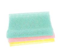 UKCOCO 3 piezas Esponja Exfoliante Africana de Baño para Exfoliación Corporal Herramienta de Limpieza para Espalda Ligera y Reutilizable para Hogar y