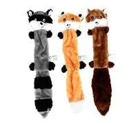 UKCOCO 3 Piezas Juguete de Peluche para Perros Masticable Sin Relleno Duradero y Chirriante para Cachorros y Perros Pequeños