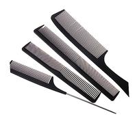UKCOCO 3 piezas Peines Peluquería Resistentes Dos Cabezas Diseño Dual para Estilismo Profesional y Portátil Diario Mini Compacto para Viaje y Barbería
